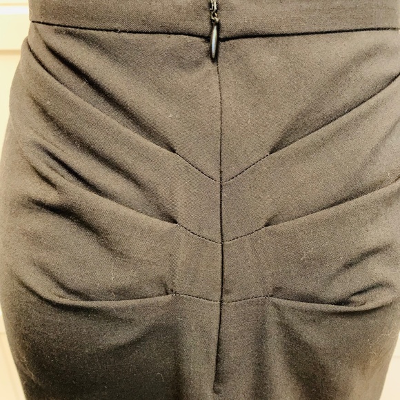 EUC BCBG Black formal skirt Size 6 - Picture 5 of 9